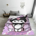 thumbnail image 2 of Lsque Sanrio Pattern Fuzzy Fleece Throw Blanket Extra Large,Super Soft,Fluffy and Warm Blankets for Couch,Bed,All Season Use (40"x30"), 2 of 7