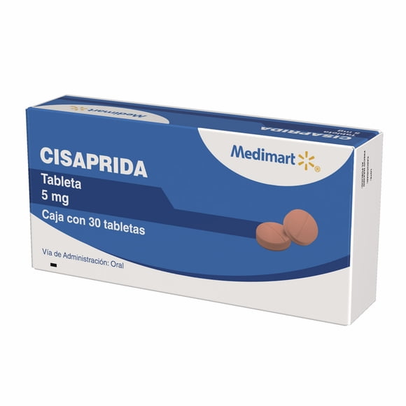 Cisaprida 5 Mg 30 Tab