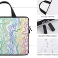 thumbnail image 3 of Nawy Colorful Color Blocks and Lines, Simple Style Laptop Bag Diving Fabric Laptop Sleeve Carrying Bag 15inch, 3 of 5
