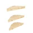 thumbnail image 5 of Edis Corner Shelf Wall Mount, Set of 3 Floating Shelves for Storage and Display, Natural Oak Finish Wood Shelves for Bedroom, Kitchen, Living Room and Office Natural Oak Finish, 5 of 7