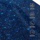 thumbnail image 3 of Fotbe Sparkling Blue Glitter Gorro Clásico de Béisbol, Gorra Ajustable con Broche Snapback, Gorro de Exterior de Algodón Suave, 3 of 6
