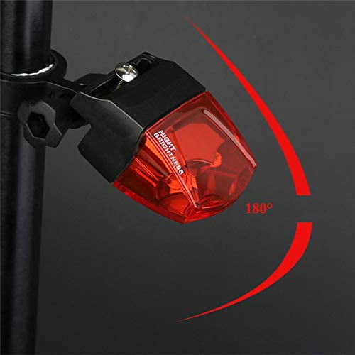 Bike Induction Tail Light Bicycle Warning Lamp Magnetic Power Generate Taillight 