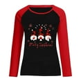 thumbnail image 5 of Qertyioot Chandail en Molleton Décontracté de Noël pour Femmes, Manches Longues Col Rond Imprimé Ample, 5 of 5