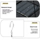thumbnail image 5 of Bearachild Cortina solar LED de estrella de viento para exteriores, decoración colgante para patio, jardín, luz impermeable de cristal de Iluminación navideña Estilo 1, 5 of 6