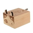 thumbnail image 4 of Wooden Mechanical Musical Storage Box Gift for Kids Cow, 4 of 6