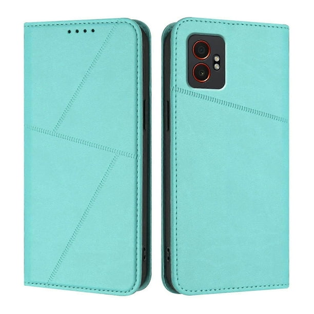 For Samsung Galaxy XCover7 Pro Wallet Case Magnetic Closure Leather Flip Phone Cover with Stand - Co