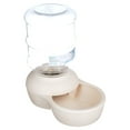 Aspen Pet Lebistro Waterer Bleached Linen 1 Gallon