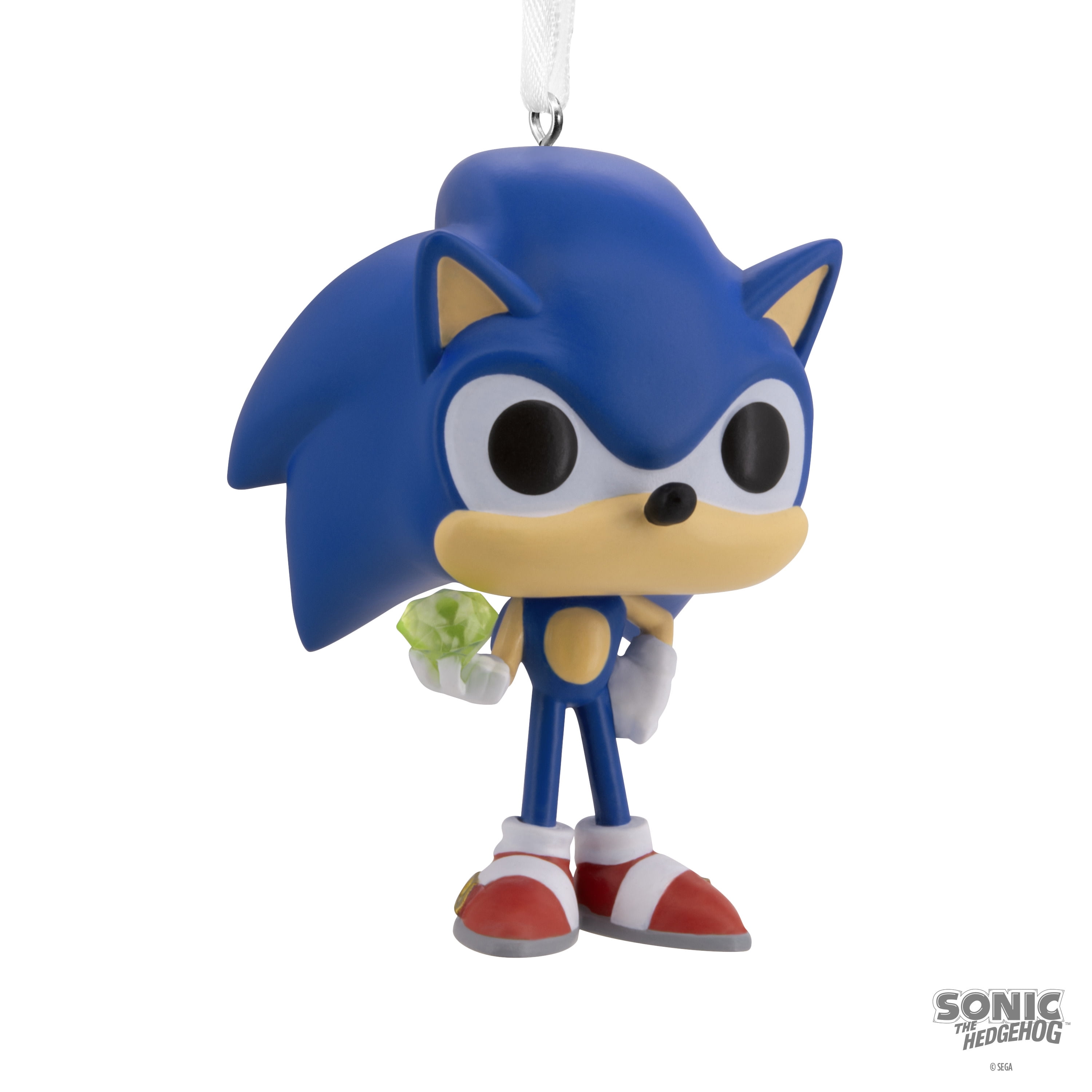 Hallmark Christmas Ornament (Sonic Hedgehog Emerald Funko POP!), 1 Count