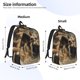 thumbnail image 2 of Disketp Ancient Skull Cave Landscape Mochila de Lona Estampada, Mochila Escolar de Viaje Ligera para Estudiantes y Portátil-Medium, 2 of 5