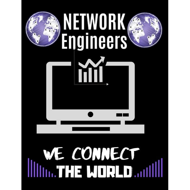 Network Engineers We Connect the World Graph Paper Book for Industrial