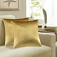 thumbnail image 5 of Fundas de almohada decorativas de terciopelo para sofá cama, paquete de 2 fundas de cojín suaves (dorado, juego de 2), 5 of 5