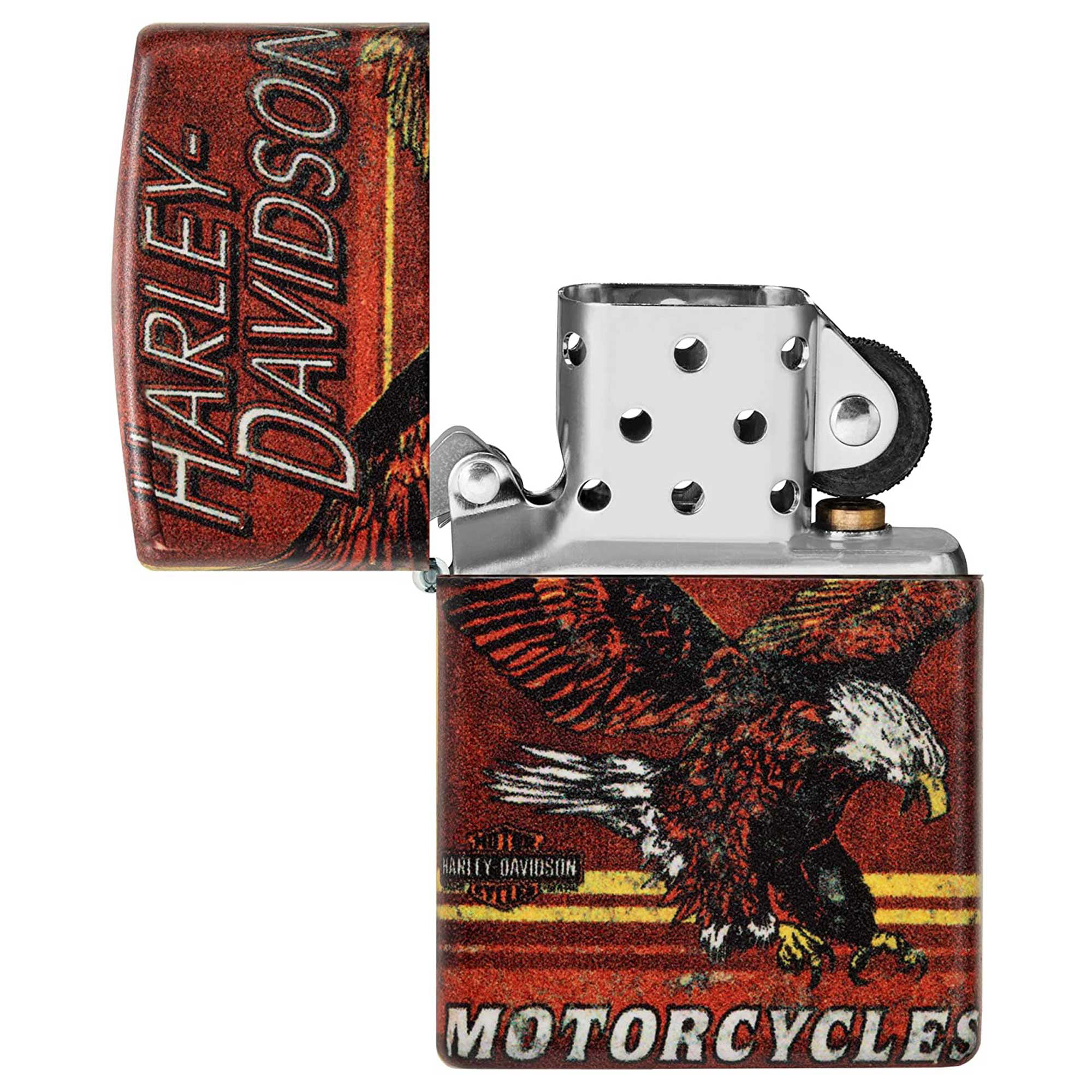 Zippo 48602 Harley-Davidson Eagle 540 Color Windproof Lighter