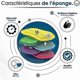 thumbnail image 2 of 10-Piece Washable and Reusable Microfiber Sponges - Dishwashing and Kitchen Sponges - Eco-Friendly -, 2 of 5
