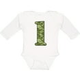 thumbnail image 3 of Inktastic Green Camo 1st Birthday Boys Long Sleeve Baby Bodysuit, 3 of 5