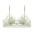 thumbnail image 2 of Roncen Women's Thin Semi-Transparent No Steel Ring Gathered Breathable Bra - Daily Lingerie, 2 of 3
