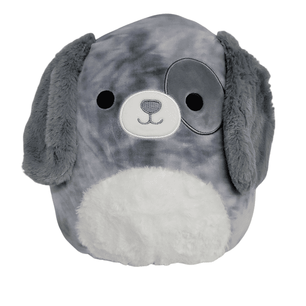 Gray Dog Super Soft Plush Toy 