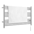 thumbnail image 5 of Amplia Dual 12-Bar Hardwired and Plug-In Electric Towel Warmer in Brushed Stainless Steel, 5 of 6
