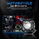 thumbnail image 3 of Luz de conducción de motocicleta 15W 6500K 6000LM Luces auxiliares de motocicleta redondas, 3 of 8