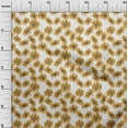 thumbnail image 3 of oneOone Cotton Silk Dark Mustard Fabric Floral Sewing Fabric By The Yard Printed Diy Clothing Sewing Supplies 42 Inch Wide, 3 of 4