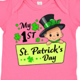 thumbnail image 4 of Inktastic My 1st St. Patrick's Day- Baby in Top Hat and Bow Boys or Girls Baby Bodysuit, 4 of 5