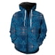 thumbnail image 1 of Sudadera con capucha y cremallera con estampado abstracto para hombre, chaqueta de gran tamaño con capucha, unisex, informal, estilo Harajuku, moda moderna, hip hop, manga larga, 1 of 6