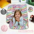 thumbnail image 3 of AOLOA Toddler Nap Mat, Personalized Name Horse Pattern Nap Mats for Daycare Preschool Kindergarten Sleeping Bag for Kids Girls Nap Mat with Pillow and Blanket Clouds, 3 of 9