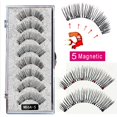 thumbnail image 1 of MB Aniversario 5 Pestañas magnéticas con pinzas Natural Wispy Faux Cils magnetique Mink Lashes Professional Eye Lashes Set Tan Jianjun unisex, 1 of 2