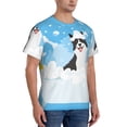 thumbnail image 5 of Rocae Collie in Bathtub for Men's Moisture-Wicking Crew Tee - T-Shirt for Sports, Outdoor Activities, and Casual Wear3X-Large, 5 of 9