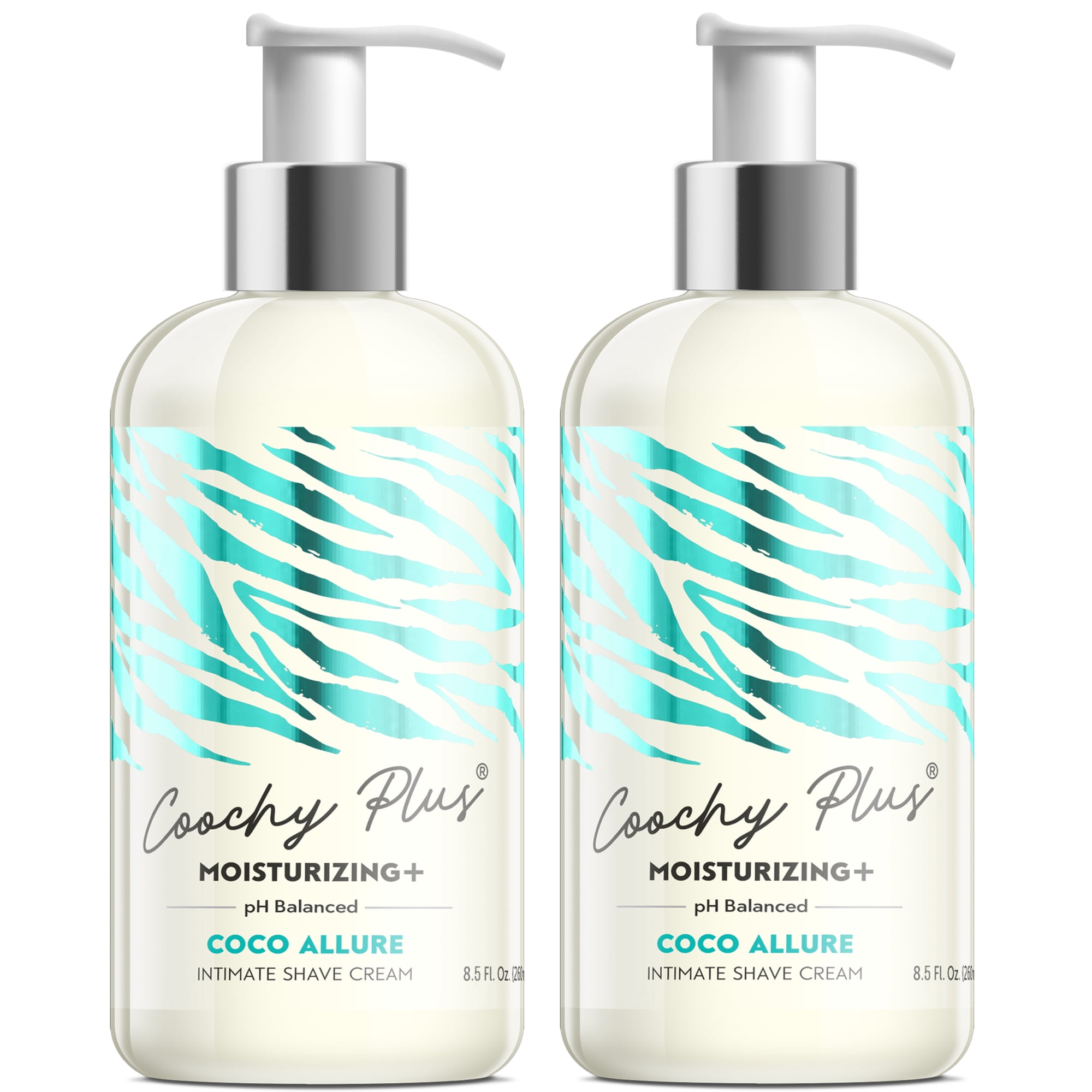 Coochy Plus Intimate Shaving Cream COCO ALLURE 8.5 oz (2-Pack)