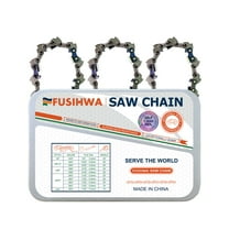 FUSIHWA Chainsaw Chain 16 Inch 3/8"LP Pitch .050" Gauge 55 Drive Links Fits STIHL 021, MS 210, MS 211 and More- S55(3 Chains)