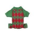 thumbnail image 2 of Leveret Dog Cotton Pajama Argile Red & Green XXXL, 2 of 2