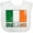 AA-White, variant on Inktastic Ireland Flag Boys or Girls Baby Bib