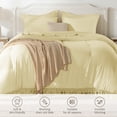 thumbnail image 5 of SONORO KATE 7 Pieces Queen Comforter Set – Tassels Boho Bed in a Bag, All Season Bedding Set with 1 Fitted Sheet, 1 Flat Sheet, 2 Pillowcases & 2 Shams, Ivory, 5 of 10