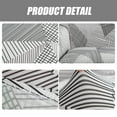 thumbnail image 6 of 1 2 3 4 Seater Printed Gray Sofa Cover Couch Slipcover, Elastic Stretch Armchair / Loveseat / Couch Sectional Sofa Slipcover Furniture with 1 Pillowcase Protector Dog Pet, 6 of 11