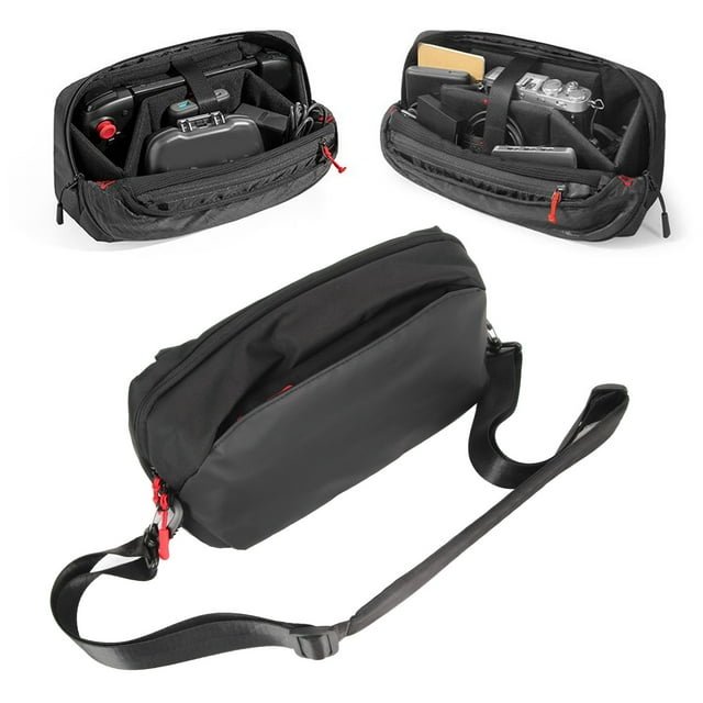 Console Accessory Carrying Bag, Universal Adjustable Strap Scratch Proof Handheld Console Shoulder Bag Protective for Game Console