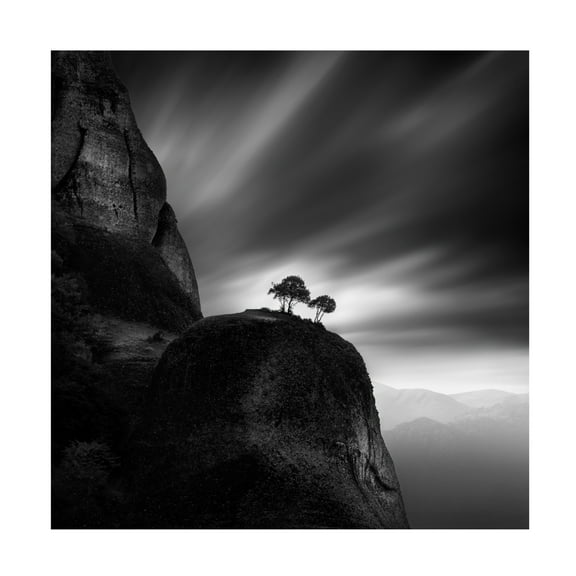 Canvas Wall Art - George Digalakis 'Meteora Impressions' Wall Art for Living Room, Bedroom, or Office D?cor by Trademark Fine Art - 14 x 14 Inches