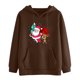 thumbnail image 5 of Sudadera estampada con capucha retro de manga larga suelta de Navidad para mujer con mangas caídas en los hombros Pompotops gfhjh12912, 5 of 8