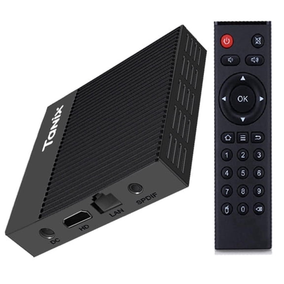 Amlogic S905X4 Android 11.0 X4 with 4GB RAM 64GB ROM 4K Ultra HD H.265 Dual Band WiFi 2.4GHz/5GHz BT 4.0 100M LAN