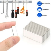 Spencer 20PCS Strong Rare Earth Neodymium Magnets N45 Heavy Duty Block Magnets Permanent Rectangular Magnets Lot - 25 x 8 x 2 mm