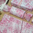 thumbnail image 3 of Vintage Floral Tissue Paper, Pink and White Flower Pattern, Botanical Gift Wrapping Tissue Paper for Gift Bags, Craft, Packaging for Wedding, Birthday, Spring Party Decor, 30 Sheets 20x14 in, 3 of 4