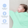 thumbnail image 4 of SleepingBaby Zipadee-Zip Transition Swaddle for Self-Soothing & Better Sleep, Mint, Small (4-8 Months), 4 of 9