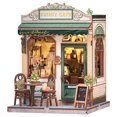 thumbnail image 1 of Kit de casa de muñecas en miniatura CUTEBEE Book Nook Sunny Cafe, 1 of 8