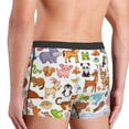 thumbnail image 4 of Kdxio Men's Boxer Briefs with Animal Cartoon Style Print - Comfortable and Breathable Underwear for Everyday Wear, 4 of 7