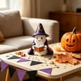 thumbnail image 5 of Light up Ghost Figurines with Spooky Witch Hat Accents, Handcrafted Resin Ghosts with Battery-Powered LED - Festive Tabletop Decor for Halloween Party, Home & Indoor Display, 5 of 6