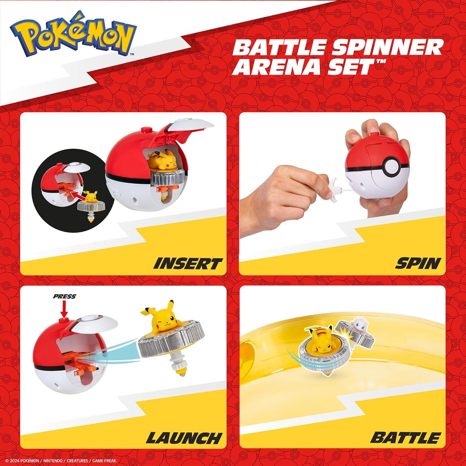 Pokemon Battle Spinner Arena Set - Walmart.com