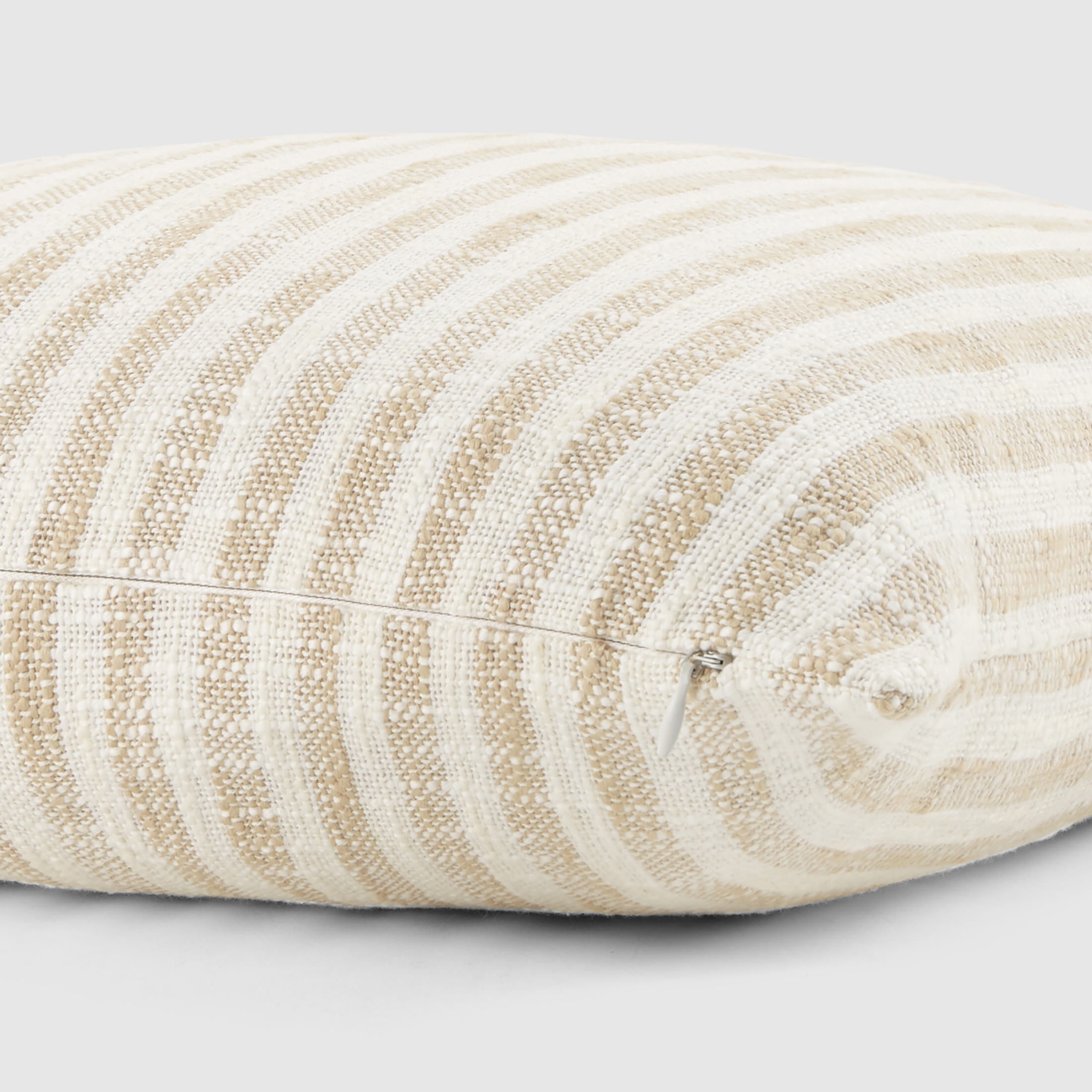 Noble Linens Yarn-Dyed Cotton Decor Throw Pillow in Bengal Stripe Pattern