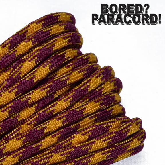 Bored Paracord Brand 550 lb Type III Paracord - Norwich 100 Feet