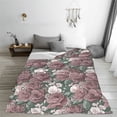 thumbnail image 5 of Fuzoiu Rose Flowers Print Ultra-Soft Micro Fleece Blanket,All Seasons Flannel Throw, Lightweight Blanket for Bed, Sofa, Couch, Movie Night, Camping, and Travel-40"x30", 5 of 7