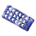 thumbnail image 3 of Flotador inflable para piscina, flotador de playa en balsa, juguete para deportes acuáticos con reposacabezas, flotador de agua para playa y lago para azul oscuro, 3 of 8