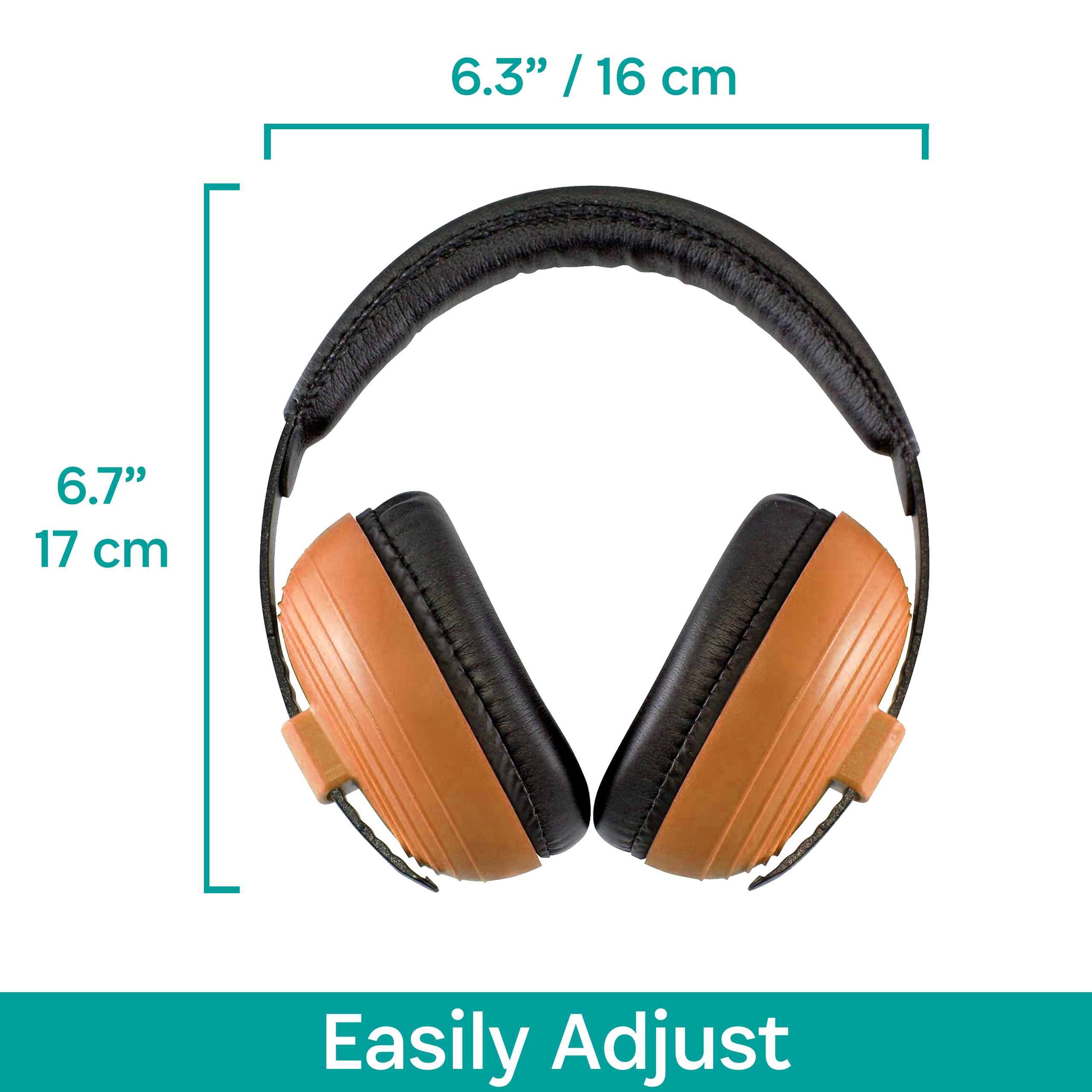 KidCo Whispears S831 Orange- Baby Ear Protection Headphones, Noise Cancelling Ear Muffs for Babies, Toddlers, & Infants